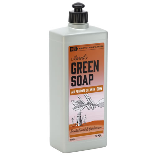 M.Green soap Allesreiniger sandelhout & kardemon 750ml